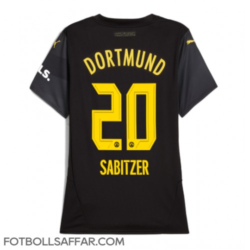 Borussia Dortmund Marcel Sabitzer #20 Bortatröja Dam 2024-25 Kortärmad